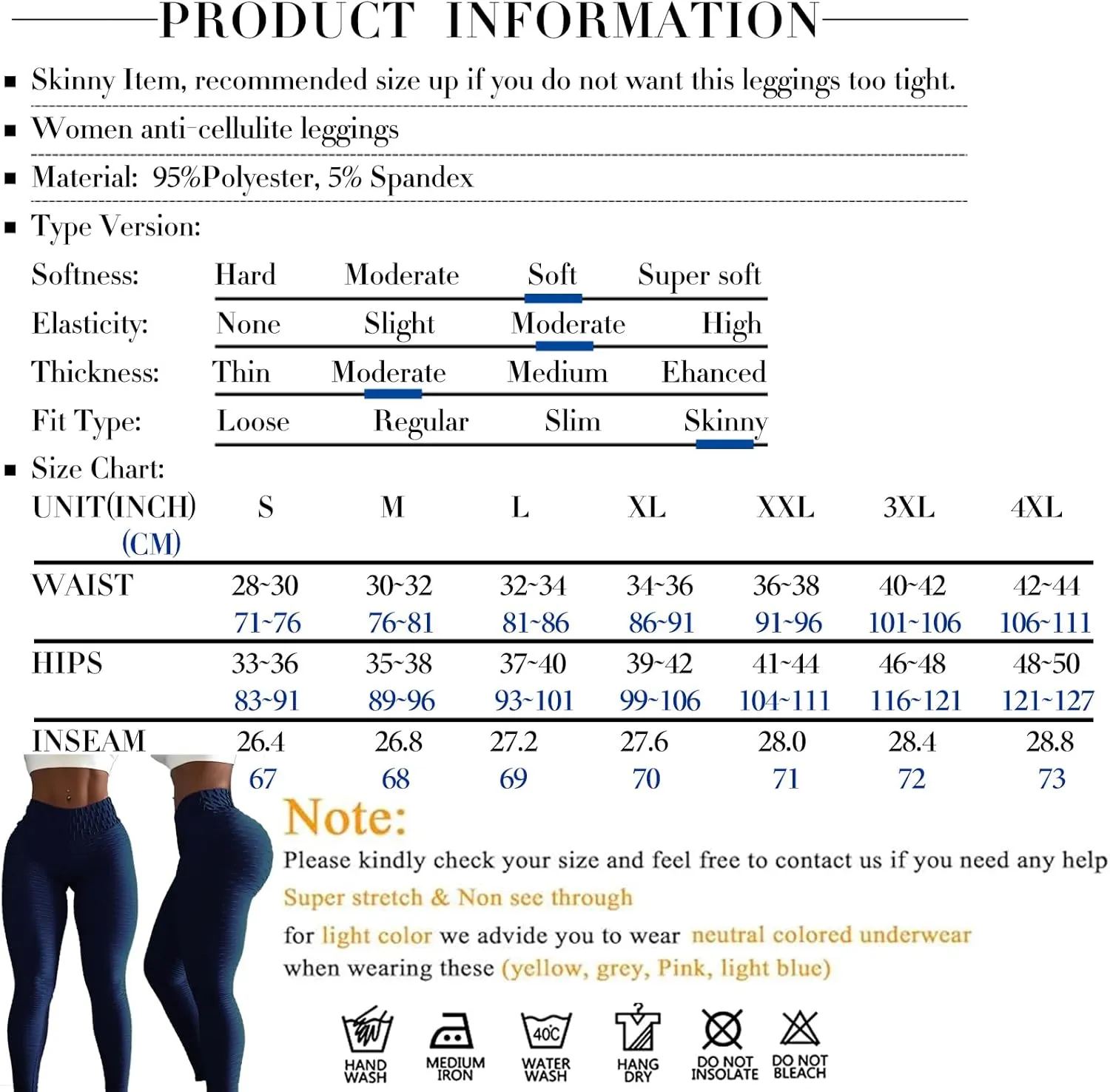 JGS1996 Butt Lifting Leggings for Women Tummy Control Workout Yoga Pants High Waisted Scrunch Booty Gym Tights