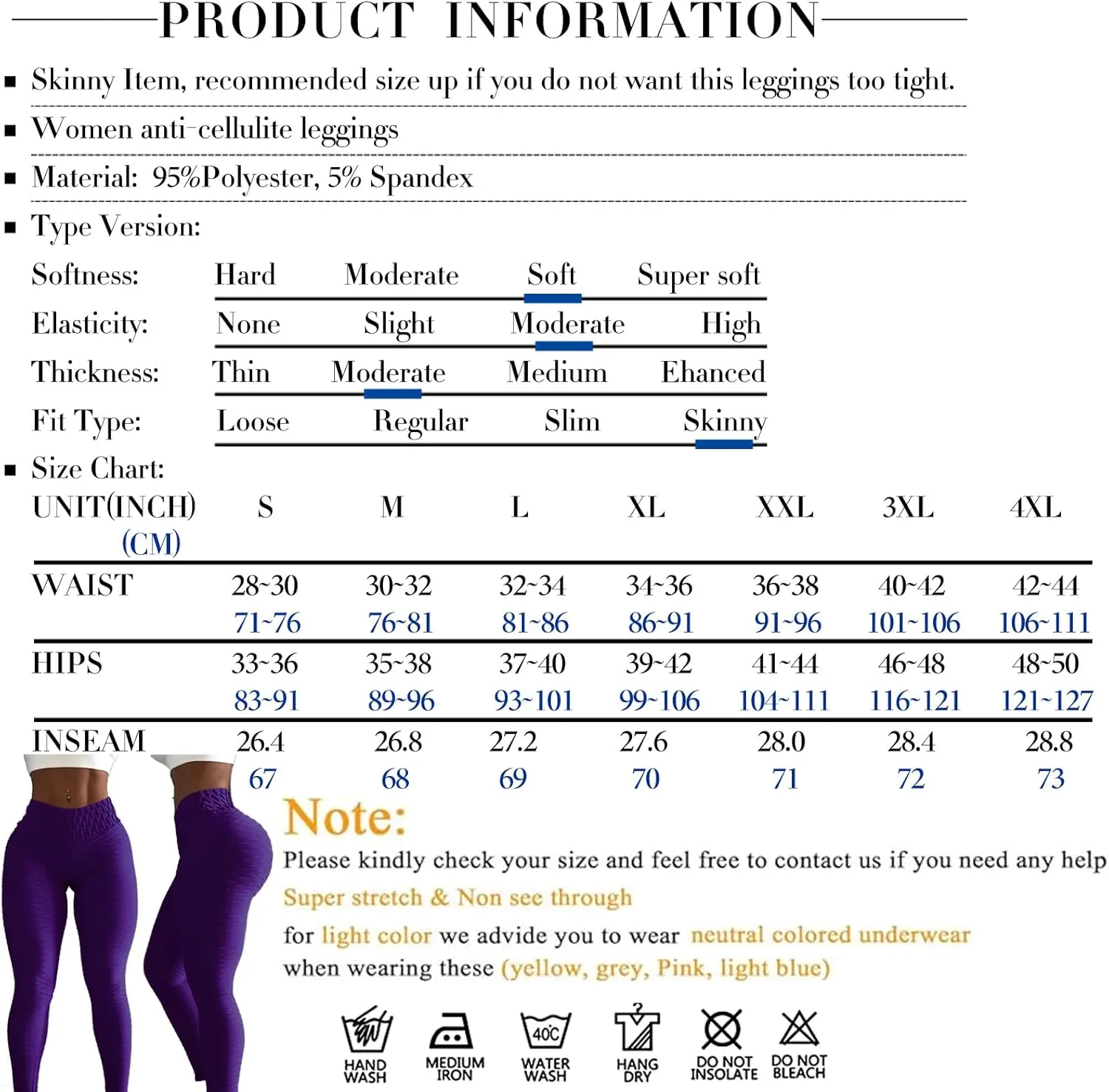JGS1996 Butt Lifting Leggings for Women Tummy Control Workout Yoga Pants High Waisted Scrunch Booty Gym Tights