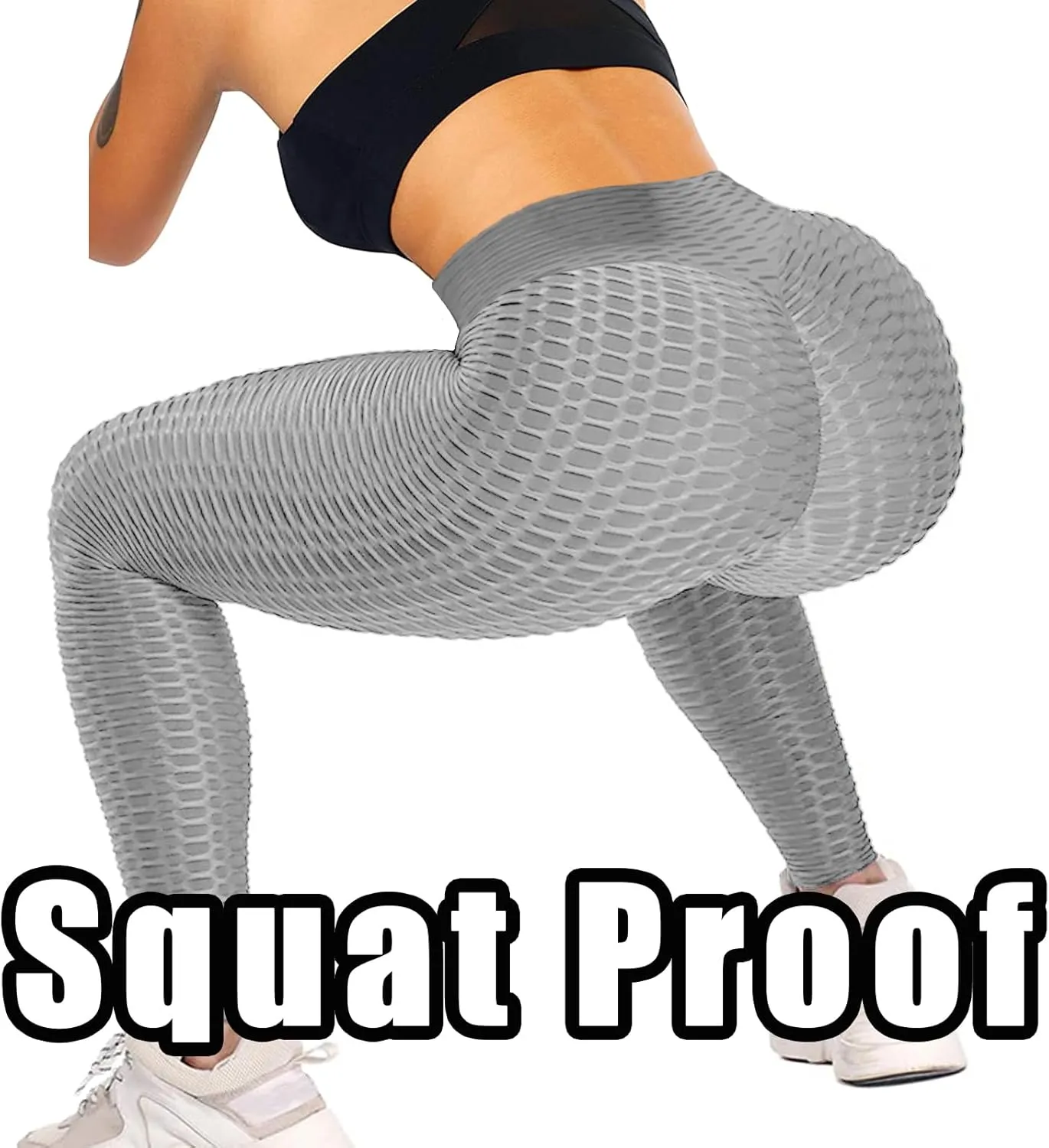 JGS1996 Butt Lifting Leggings for Women Tummy Control Workout Yoga Pants High Waisted Scrunch Booty Gym Tights