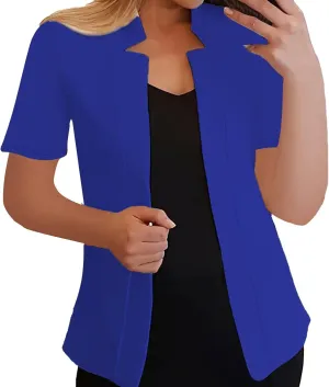 Ladies Blazers To Wear With Jeans Business for Women Top Cropped Prtite Plaid Jacket Loose With Pockets Top