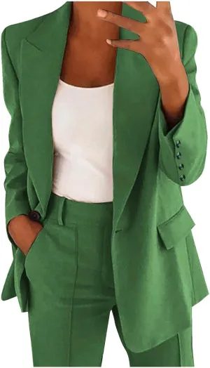 Ladies Blazers To Wear With Jeans Causal Ladies Jacket Cropped Wool Lightweight Tops Soft Oversized Cardigan