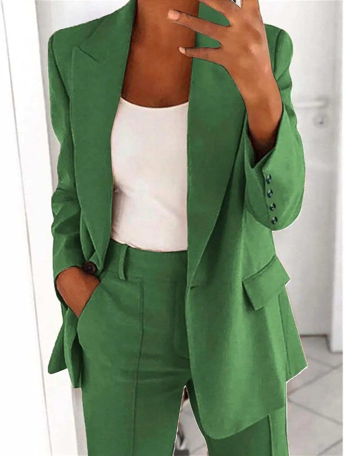 Ladies Blazers To Wear With Jeans Causal Ladies Jacket Cropped Wool Lightweight Tops Soft Oversized Cardigan