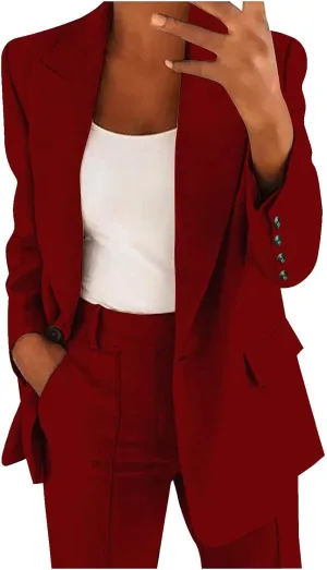 Ladies Blazers To Wear With Jeans Causal Ladies Jacket Cropped Wool Lightweight Tops Soft Oversized Cardigan