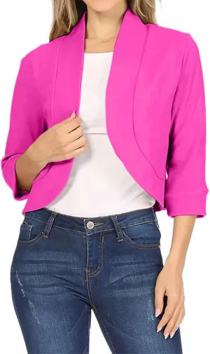 Ladies Blazers To Wear With Jeans Tweed for Women Blazer Cropped Dressy Fancy Cardigan Loose Fit Oversized Blazers