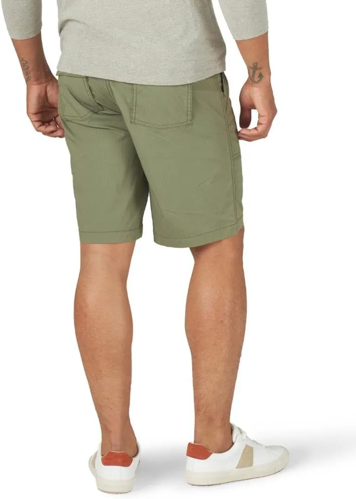 Lee Men's Extreme Motion Relaxed Fit Utility Flat Front Short