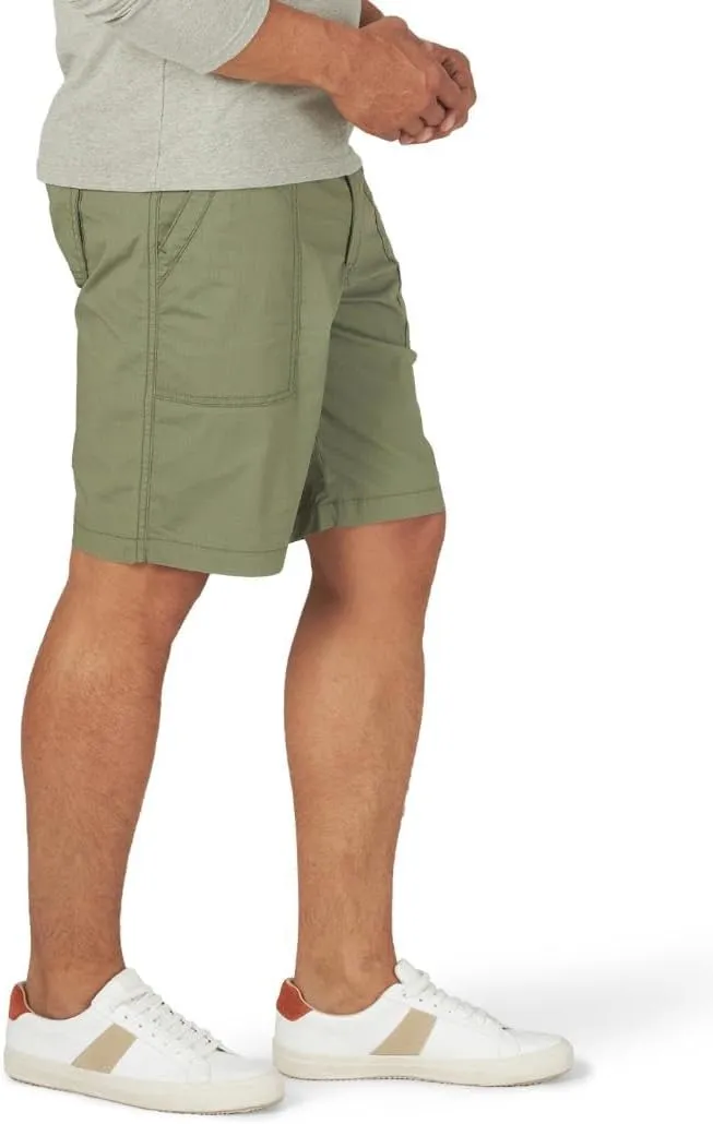 Lee Men's Extreme Motion Relaxed Fit Utility Flat Front Short