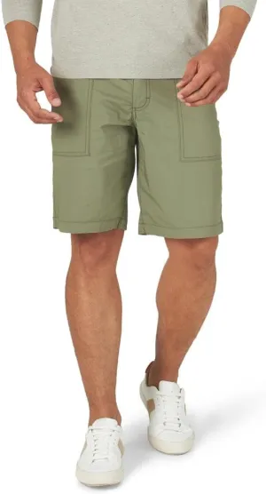Lee Men's Extreme Motion Relaxed Fit Utility Flat Front Short