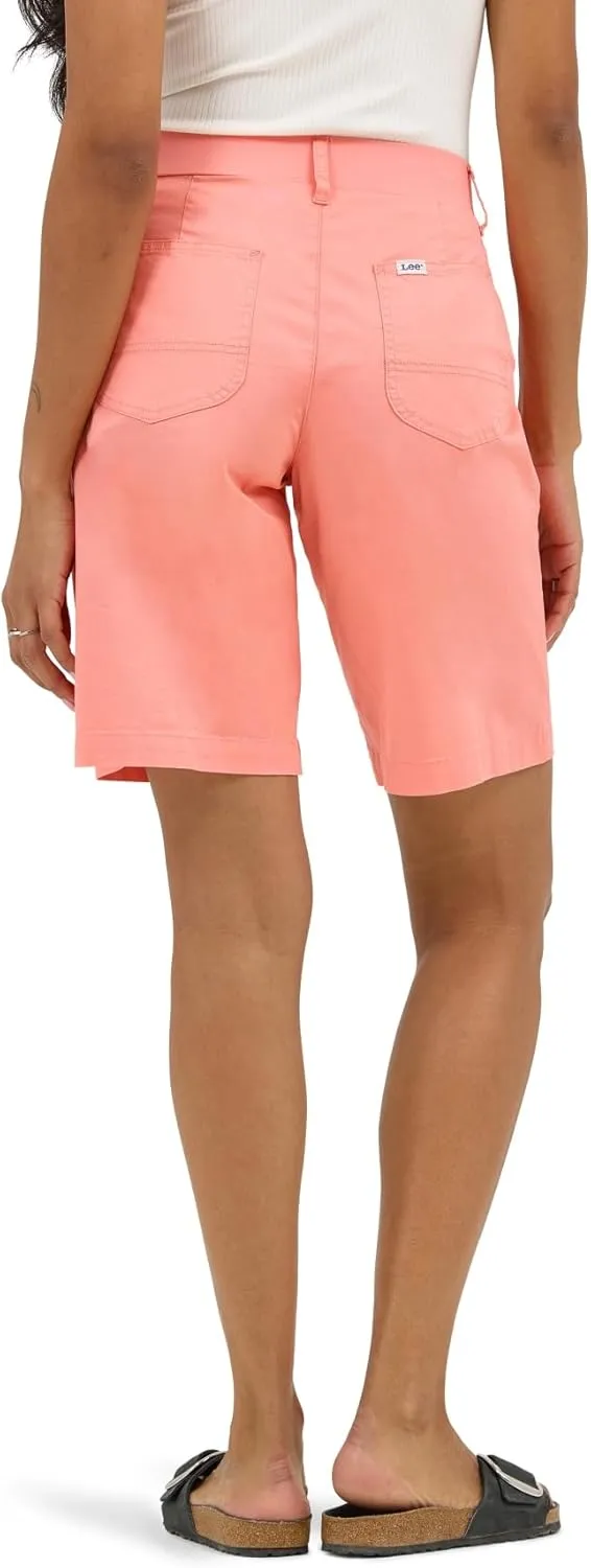 Lee Women's Ultra Lux Comfort with Flex-to-go Utility Bermuda Short