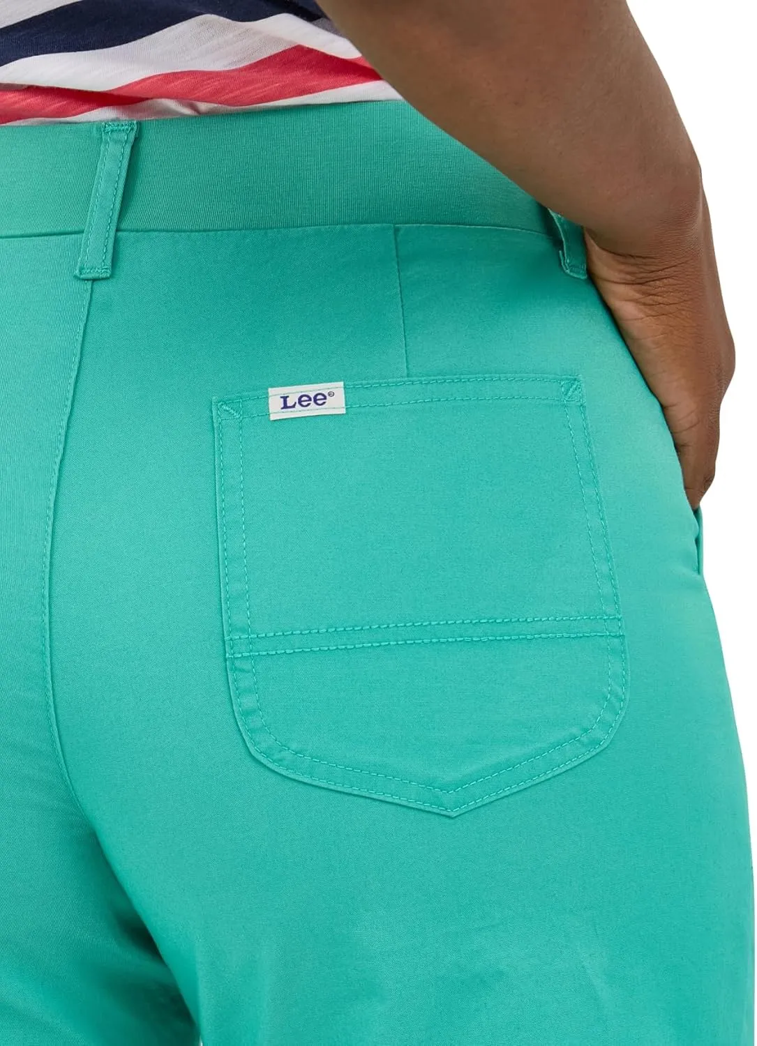 Lee Women's Ultra Lux Comfort with Flex-to-go Utility Bermuda Short