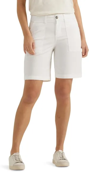 Lee Women's Ultra Lux Comfort with Flex-to-go Utility Bermuda Short