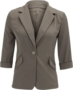 Lightweight Blazer for Women Office for Women Jacket Long Sleeve Work Fancy Top Loose Fit With Pockets Suit
