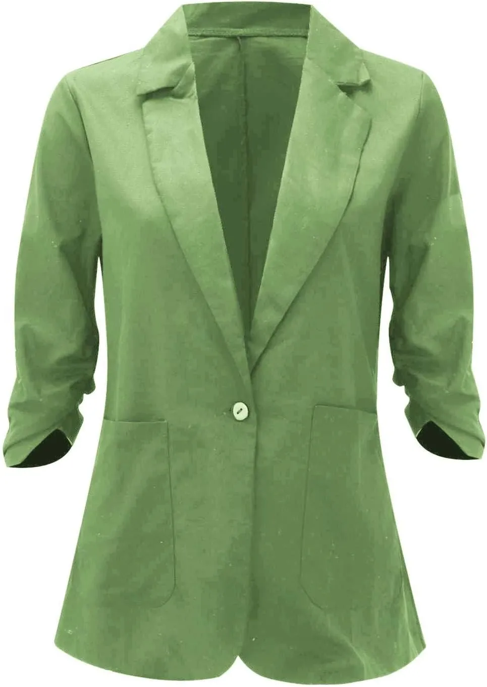 Linen Blazers for Women 2024 Work Women Blazer Long Sleeve Cute Fall Winter Jacket Baggy Herringbone Blazer