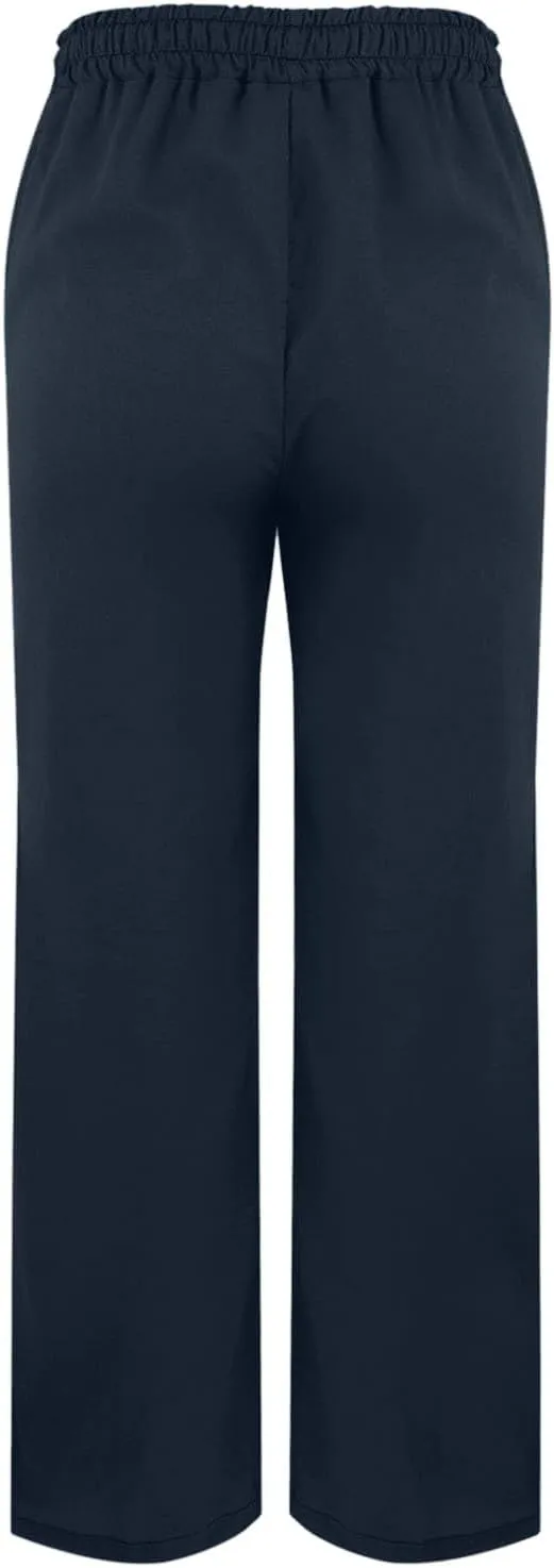 Linen Pants Women High Waist Elastic Straight Leg Lounge Pant 2025 Summer Casual Loose Lightweight Beach Trousers