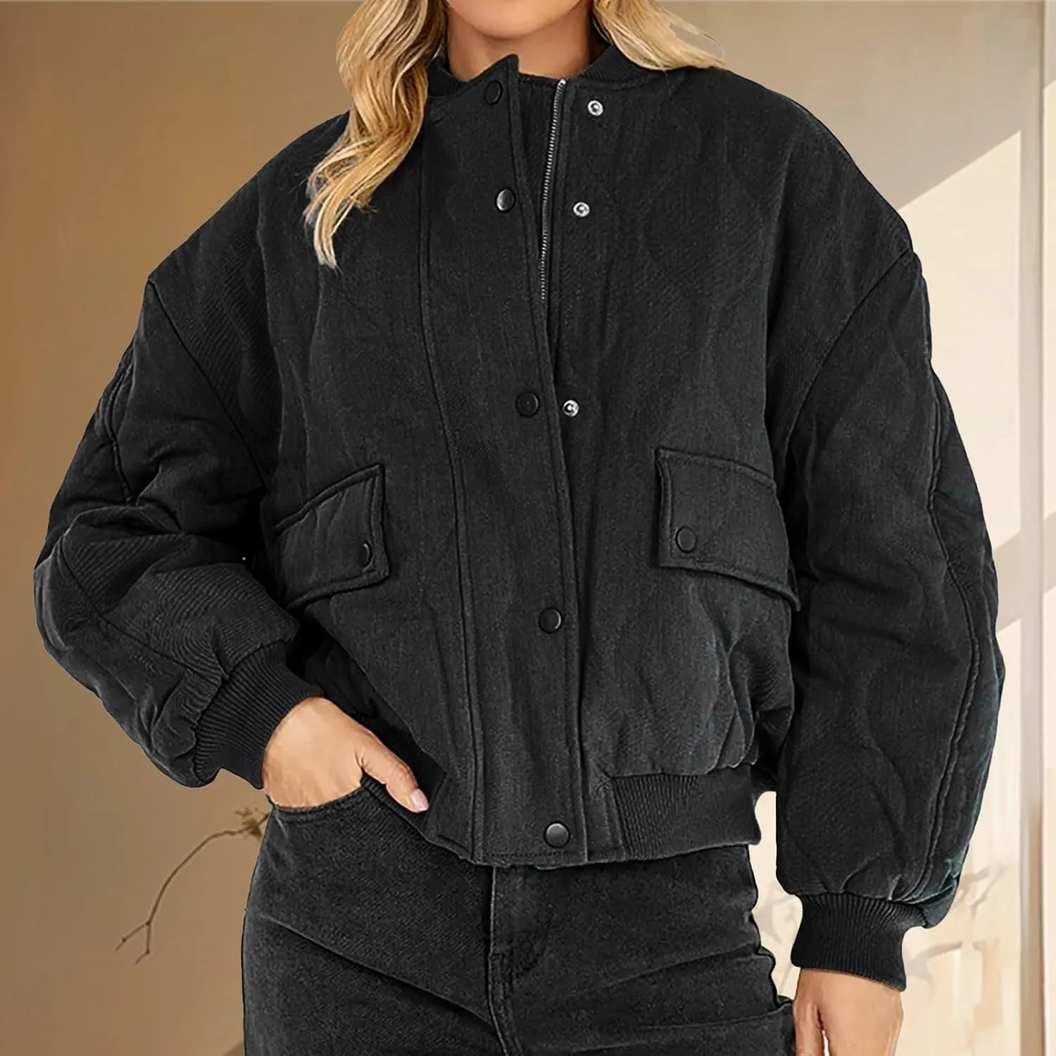 Long Length Bubble Puffer Parka Cotton Jacket Loose Pocket Cotton Jacket Womens Long Maxi Puffer Coat Down Jacket