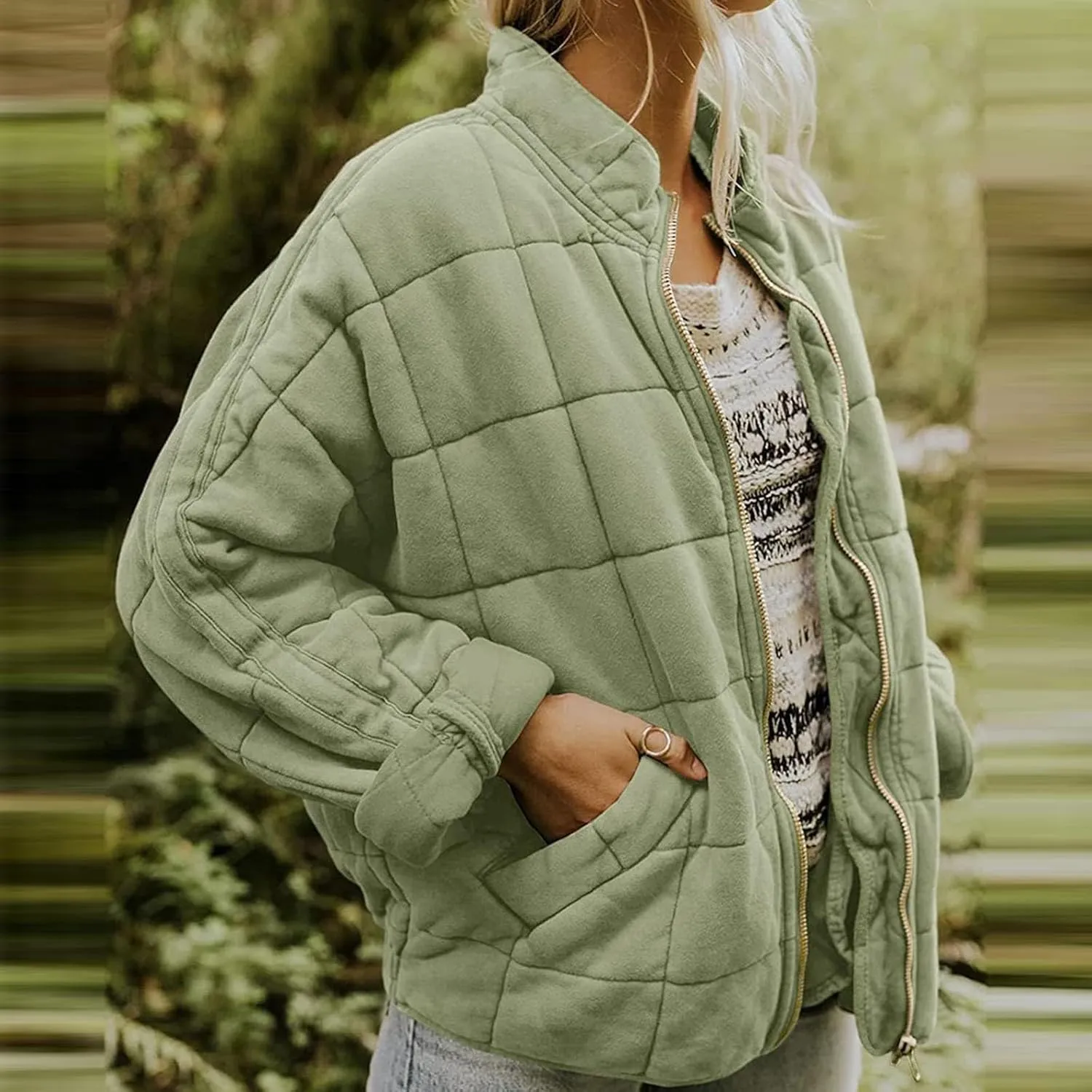 Long Length Bubble Puffer Parka Cotton Jacket Loose Pocket Cotton Jacket Womens Long Maxi Puffer Coat Down Jacket