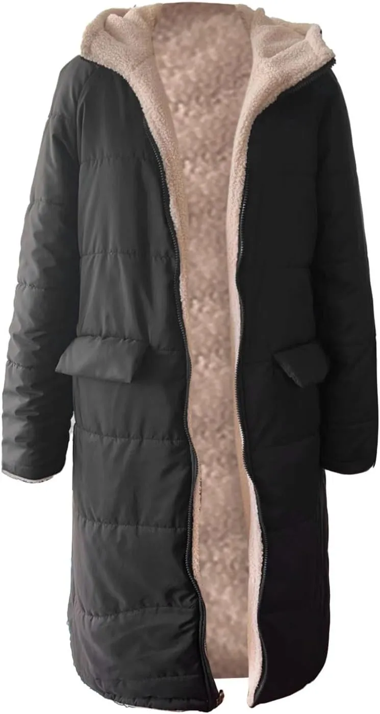 Long Length Maxi Puffer Parka Coat Puffer Jacket Lightweight Winter Coat Long Sleeve Puffer Jacket Womens Coats