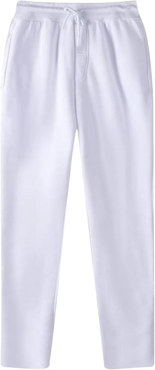 Man Sport Athletic Jogger Pants for Man Loose Fit Straight Leg Basic Long Leg Fall Summer 2025