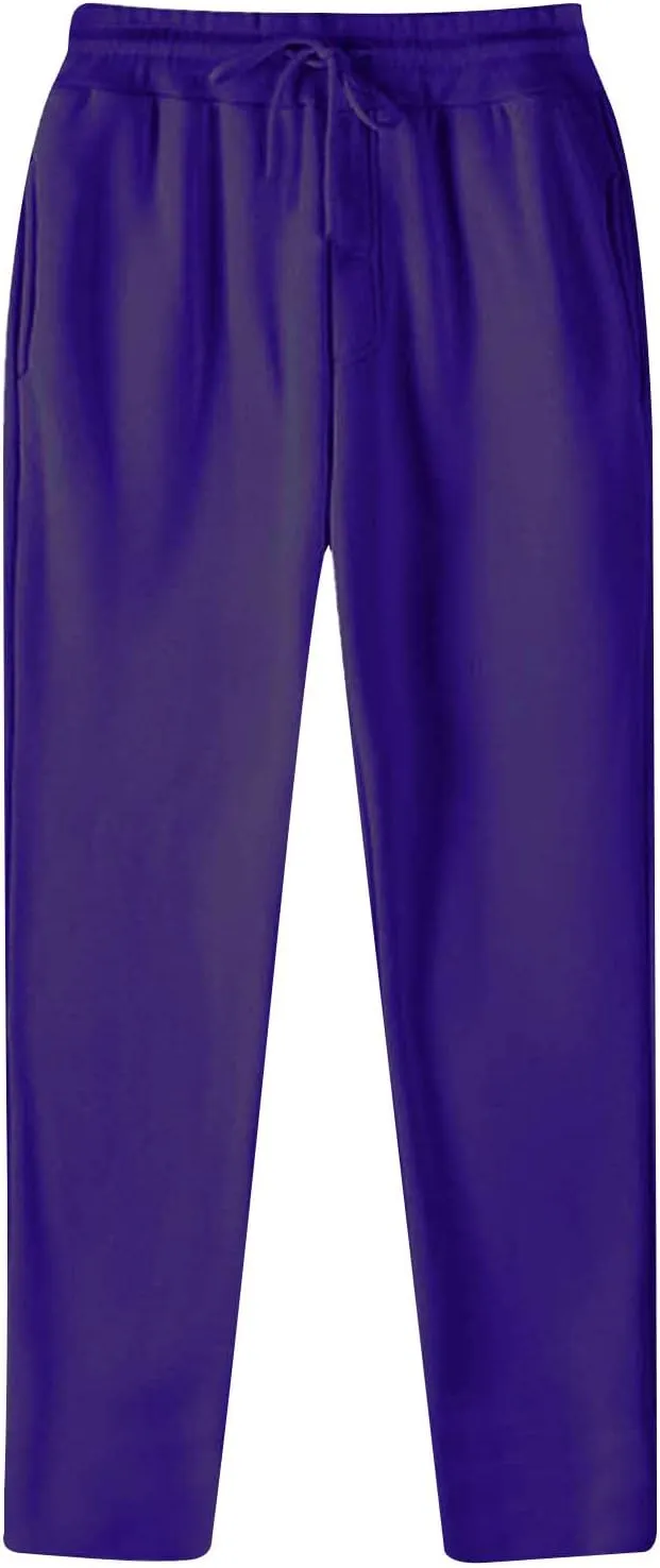 Man Sport Athletic Jogger Pants for Man Loose Fit Straight Leg Basic Long Leg Fall Summer 2025