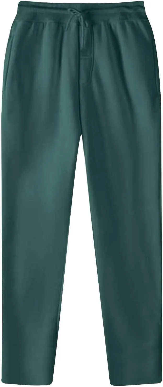 Man Sport Athletic Jogger Pants for Man Loose Fit Straight Leg Basic Long Leg Fall Summer 2025