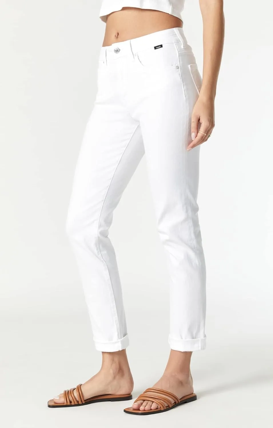 Mavi Women's Kathleen High Rise Slim Boyfriend Jeans