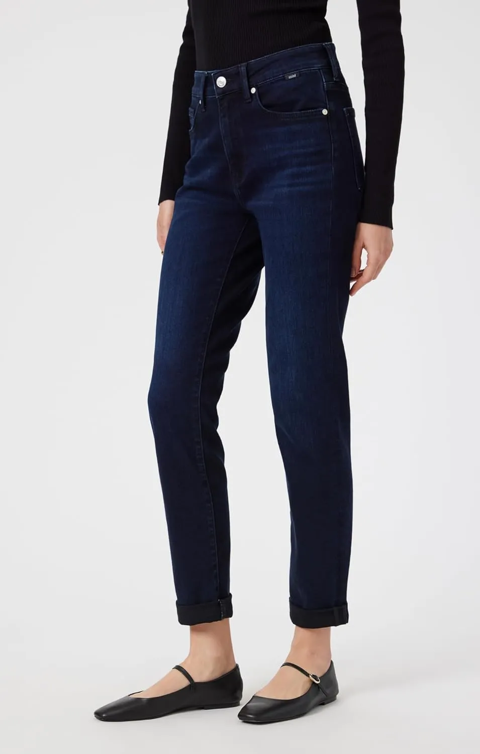 Mavi Women's Kathleen High Rise Slim Boyfriend Jeans