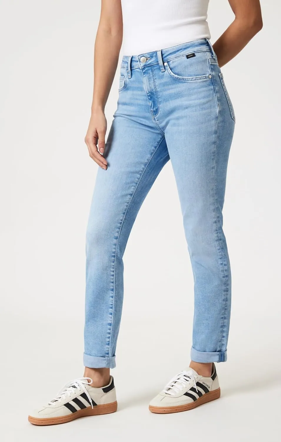 Mavi Women's Kathleen High Rise Slim Boyfriend Jeans