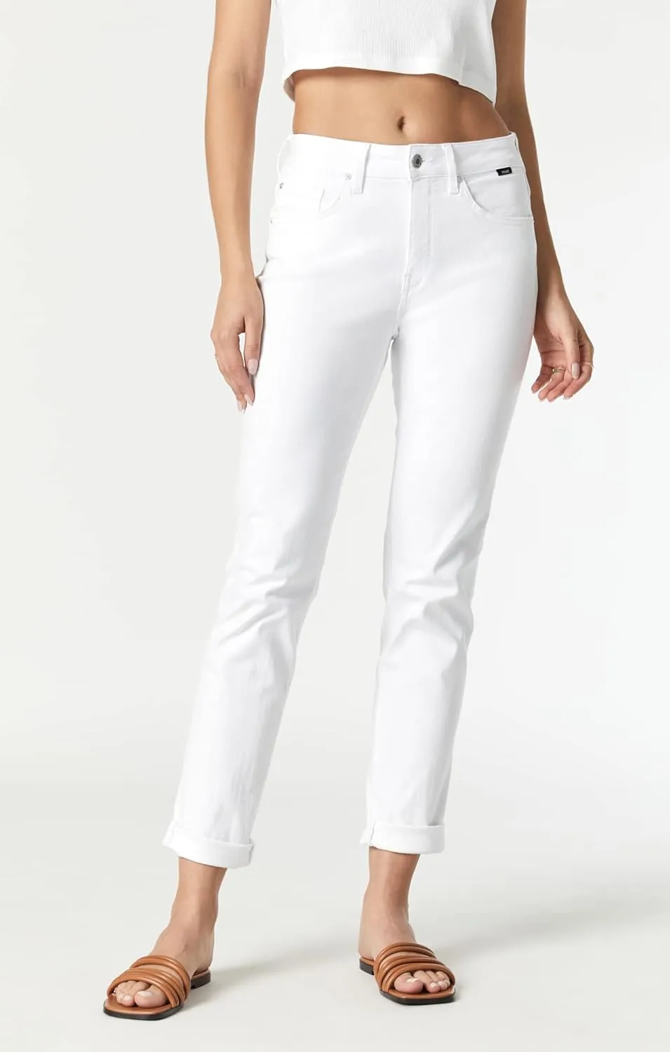 Mavi Women's Kathleen High Rise Slim Boyfriend Jeans