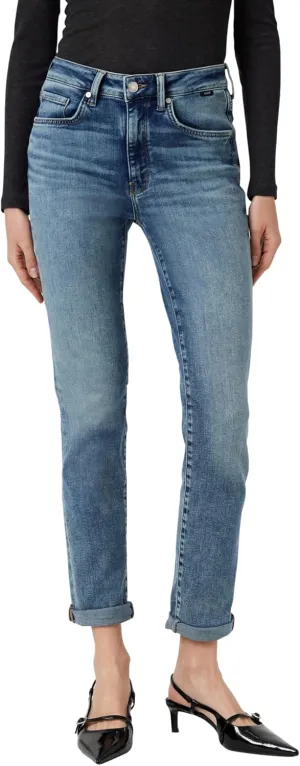 Mavi Women's Kathleen High Rise Slim Boyfriend Jeans