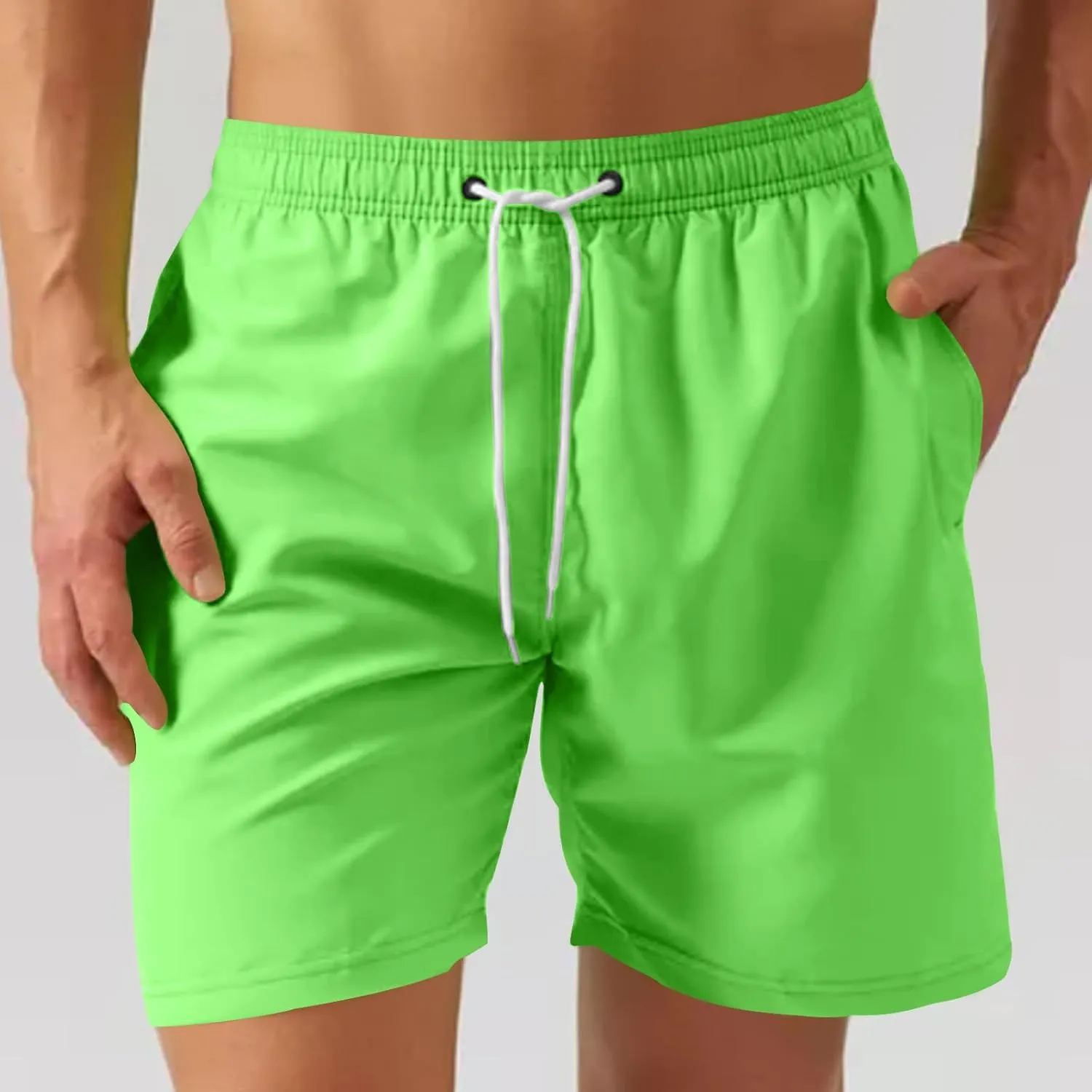 Men's Athletic Running Workout Shorts Quick Dry Beach Shorts Lightweight Sports Gym Basketball Shorts Hiking for Men