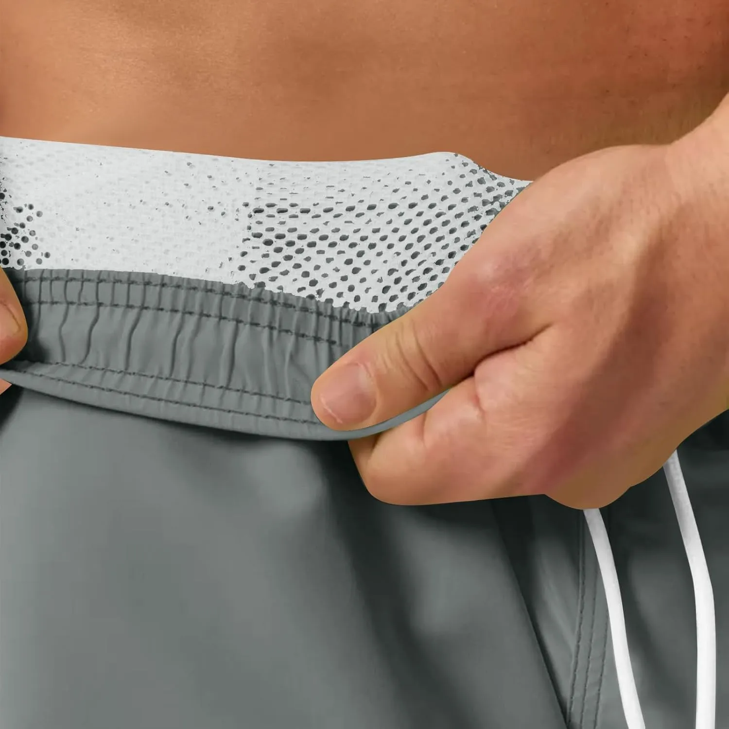 Men's Athletic Running Workout Shorts Quick Dry Beach Shorts Lightweight Sports Gym Basketball Shorts Hiking for Men