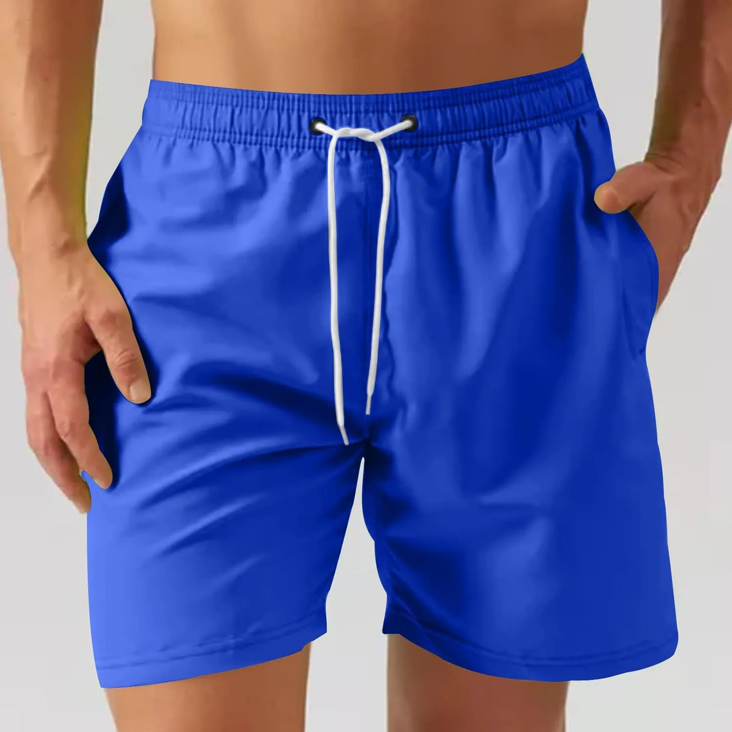 Men's Athletic Running Workout Shorts Quick Dry Beach Shorts Lightweight Sports Gym Basketball Shorts Hiking for Men