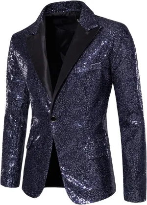 Mens Blazers Blazers Tuxedo Party Dinner Prom One Button Suit Jacket Sport Coat Mens Blazer Mens Blazer Sport