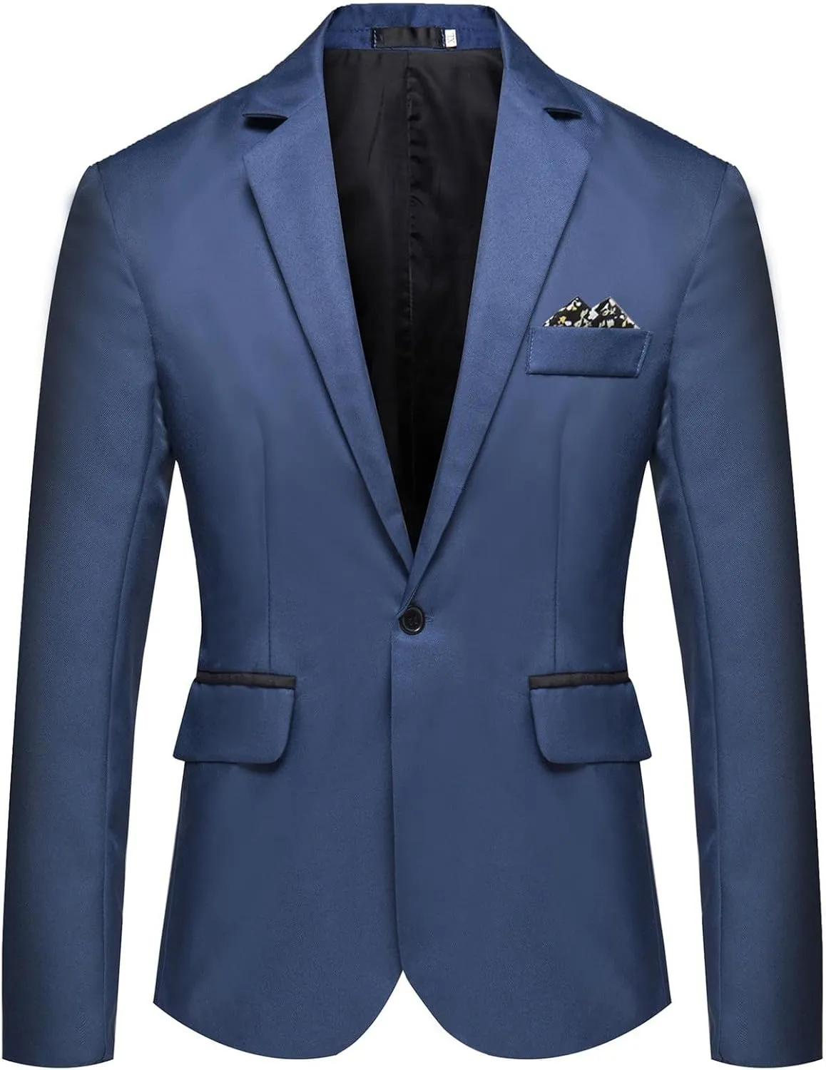Men's Blazers Casual Sport Slim Fit Coat Blazer One Button Lightweight Business Notch Lapel Suit Jacket for Men