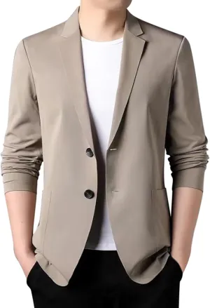 Men's Casual Blazer Suit Jackets, 2 Button Lightweight Sport Coats, Elegant Jackets, Blazers for Men Fashion