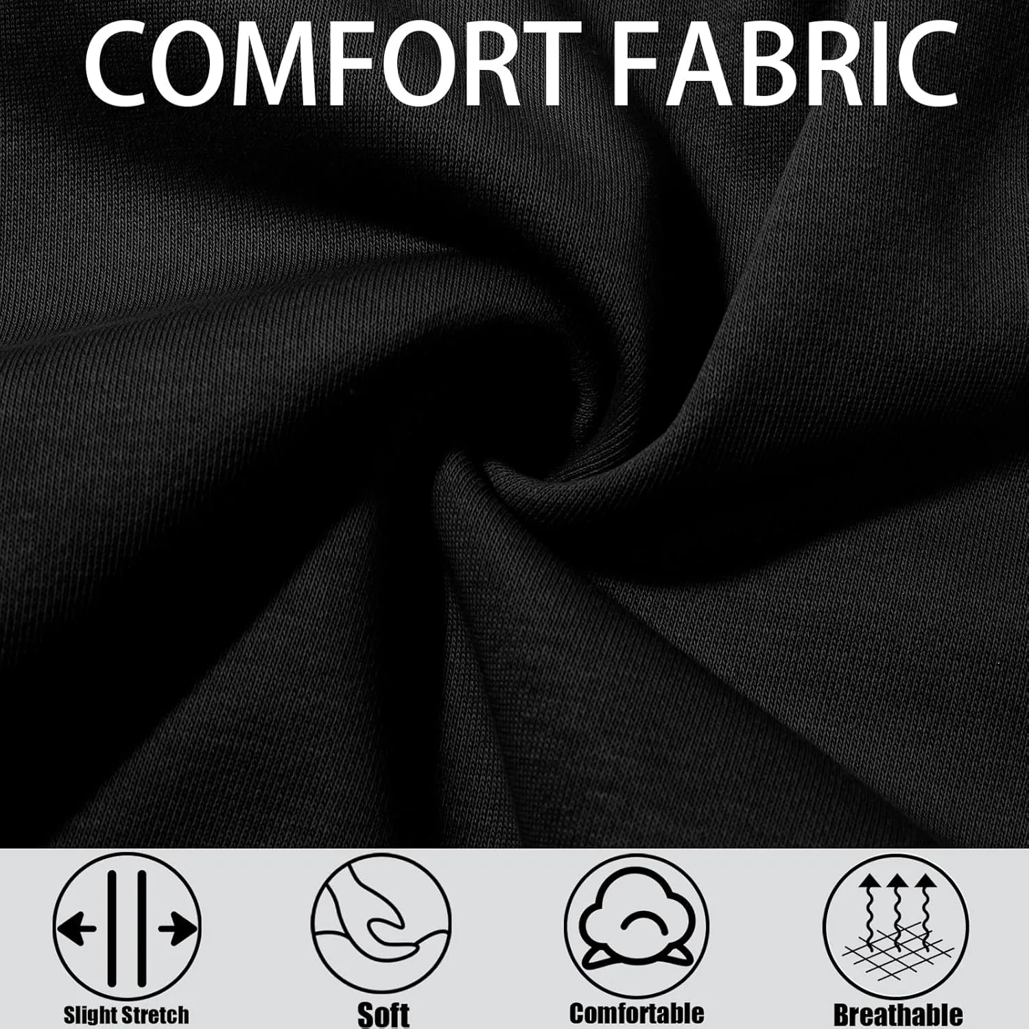 Men's Casual Shorts 7" Cotton Athletic Running Shorts Elastic Waist Drawstring Workout Sweat Shorts