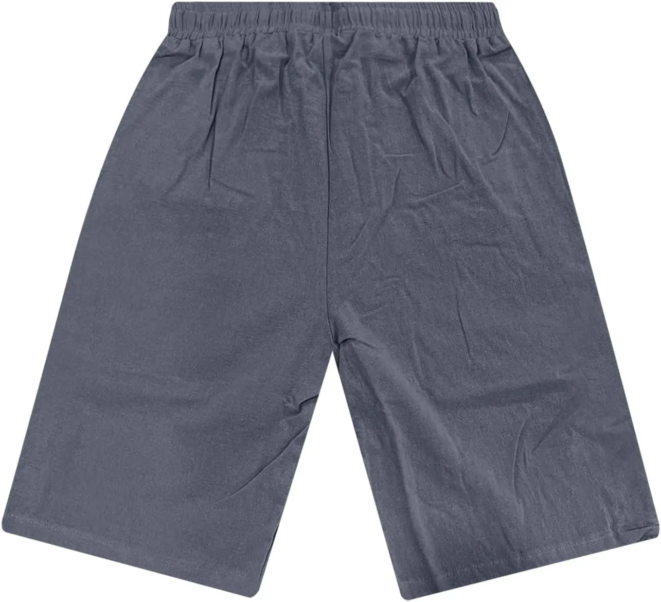 Men's Casual Shorts Elastic Waisted Drawstring Summer Beach Shorts Relaxed Fit Lightweight Breathable Short Pants