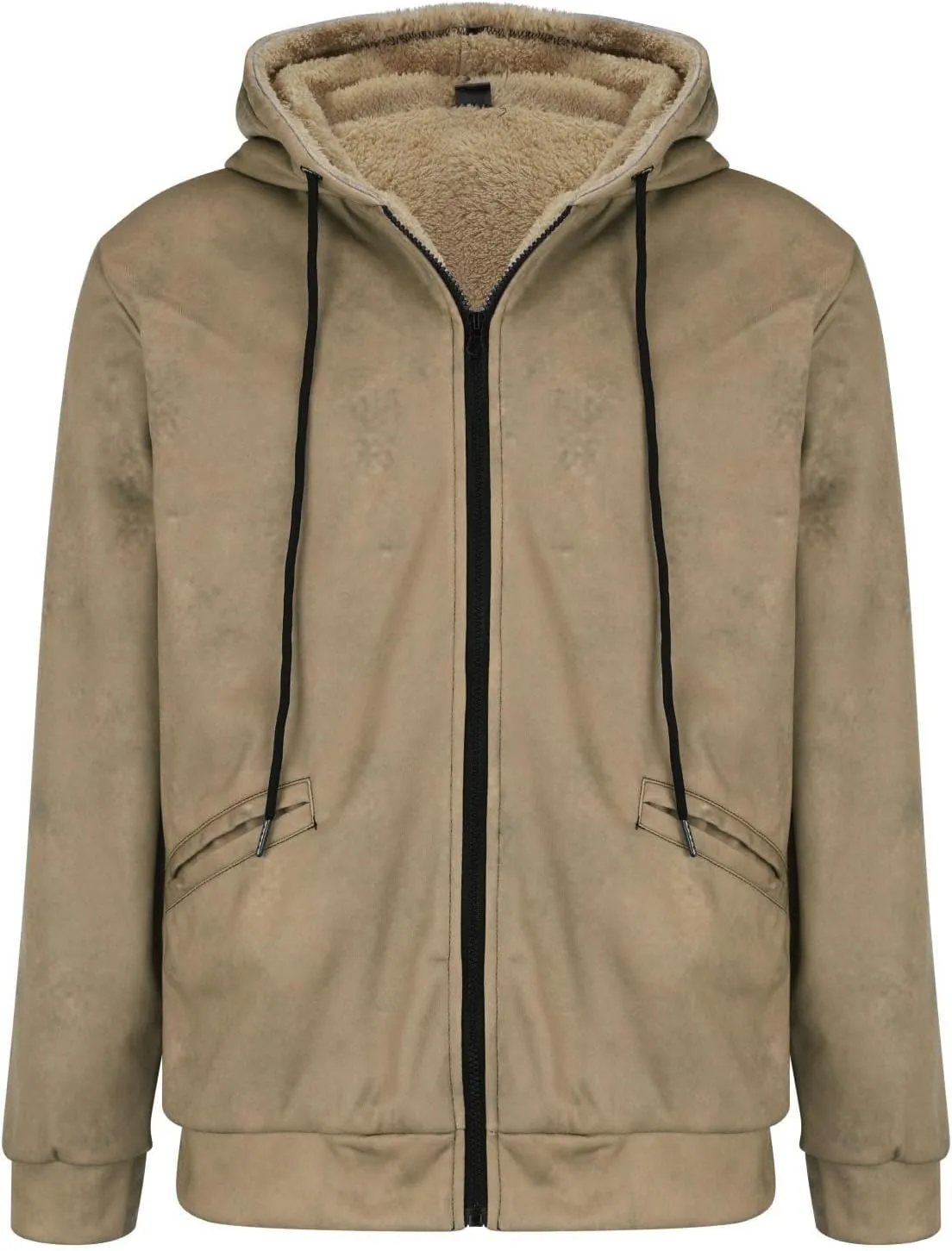 Mens Coats Winter Winter Casual V Neck Cardigan Knitted Cardigan Large Size Washed Duck Sherpa-Lined Utility Jacket