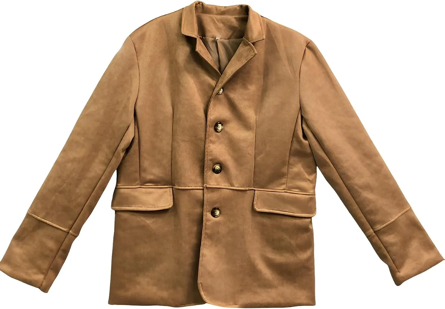 Mens Long Sleeve Corduroy Shirt Jacket Button Down Shacket Suede Trucker Jacket Winter Faux Suede Leather Outerwear