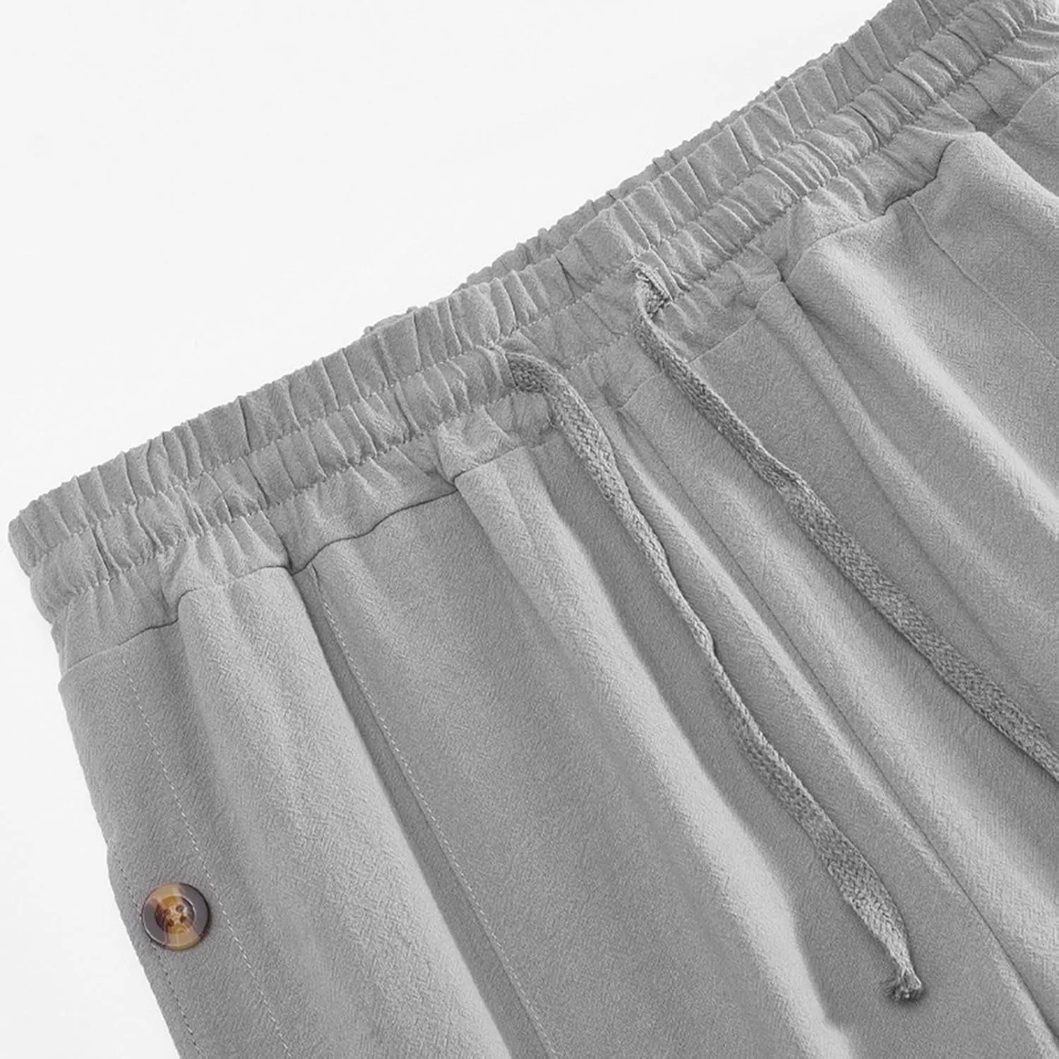 Mens Loose Fit Pants Pants for Mens Pleated Straight Leg Plain Long Leg Summer Fall Pants 2025