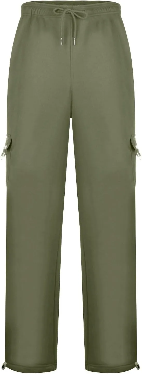 Mens Loose Fit Trousers Pants for Man Sport Athletic Ruched High Cut Straight Leg Plain Long Leg Fall Summer 2025