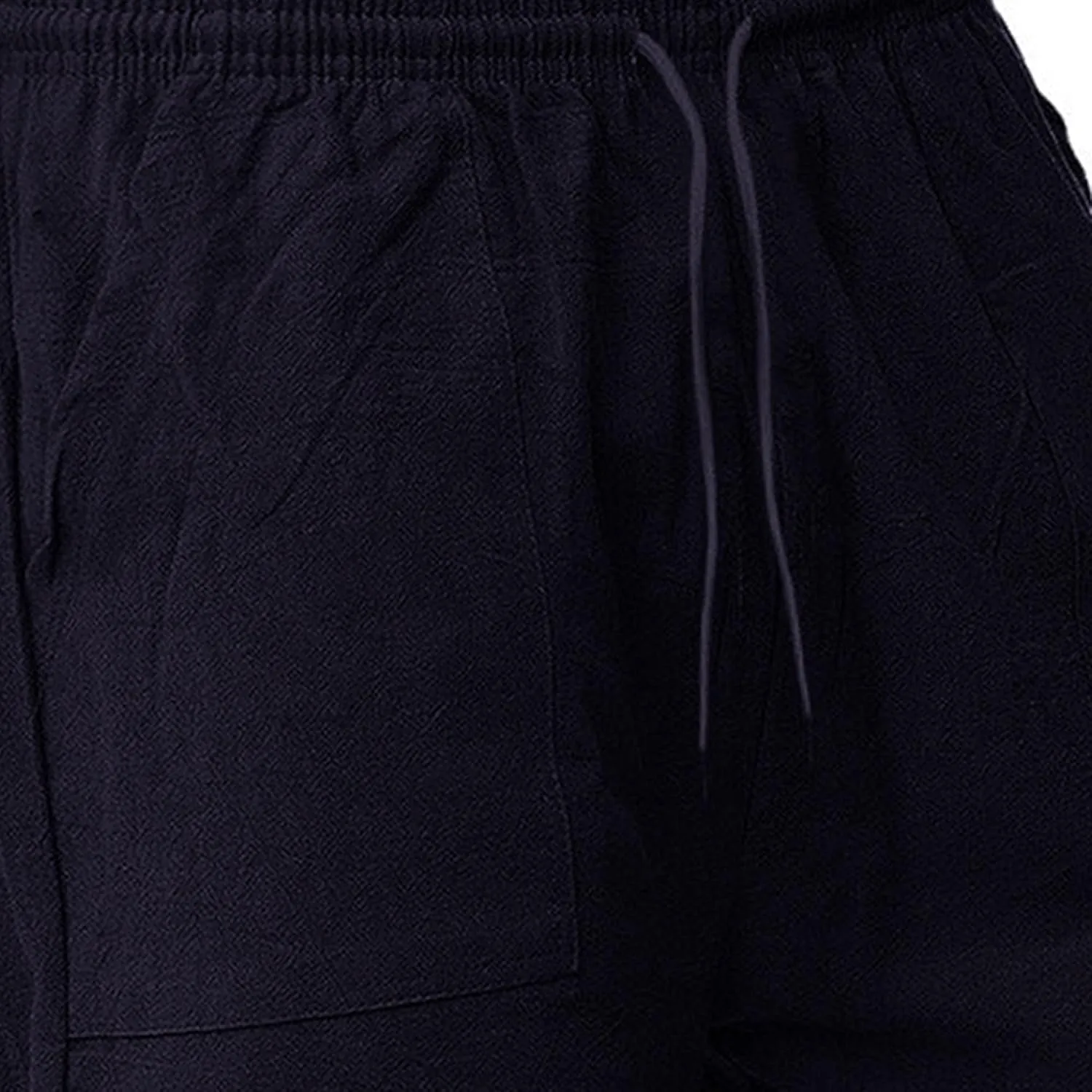 Men's Lounge Cotton Linen Long Leisure Shorts Casual Breathable Track Shorts Marathon Performance Beach Shorts