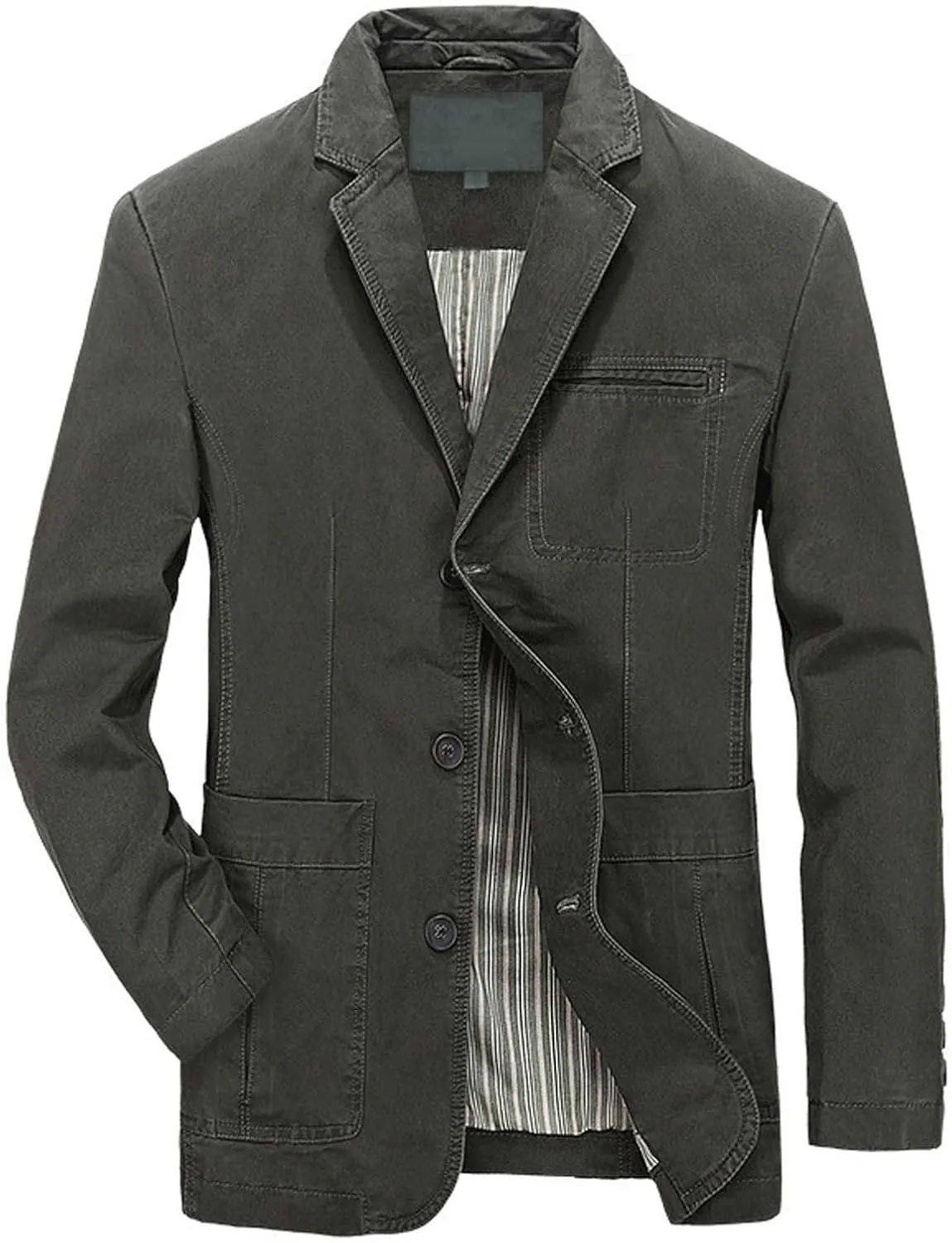 Mens Suit 2024 Camouflage Pocket Cardigan Suit Botton Sweater Jacket Sport Coats for Men White Blazer Men Mens
