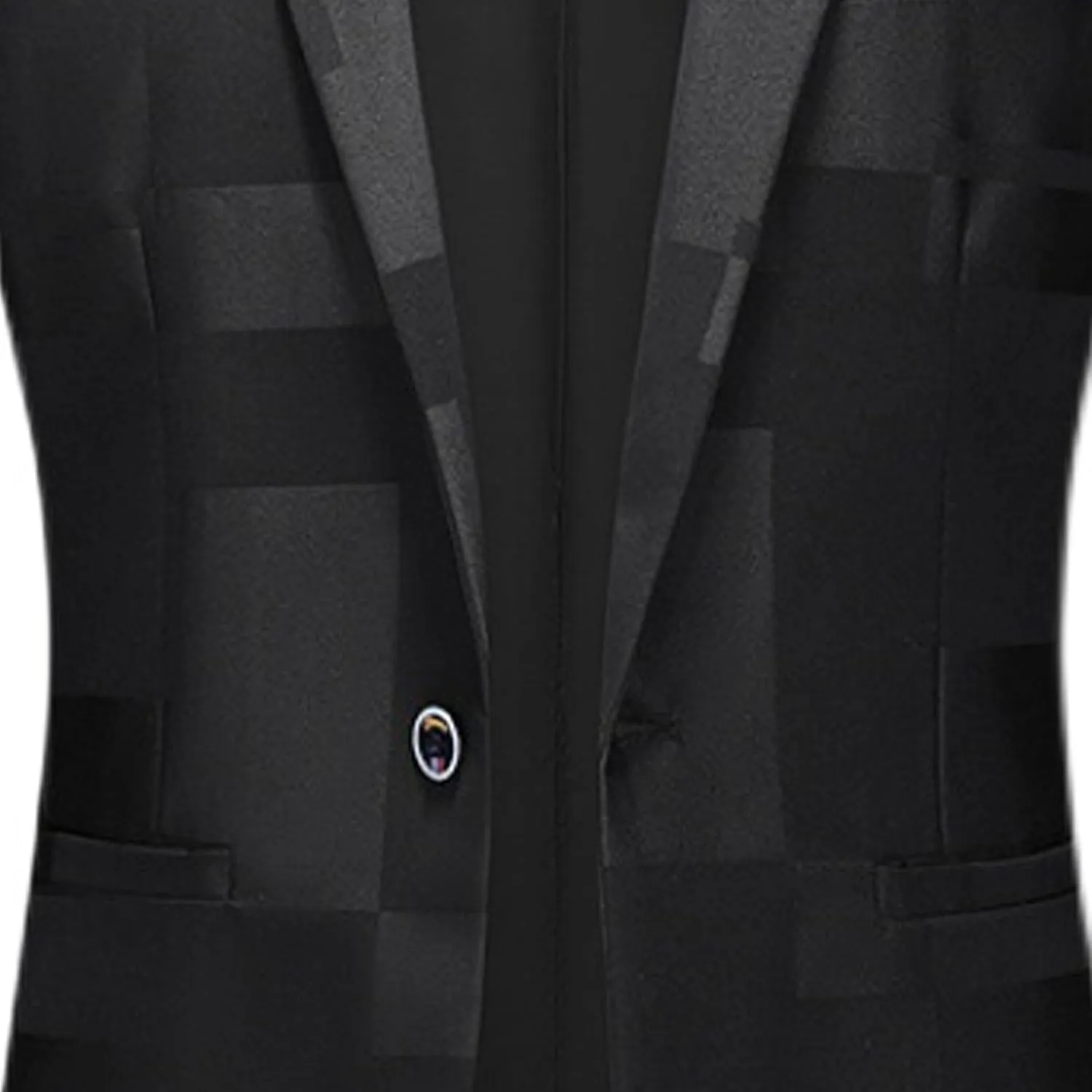 Men's Suit Jacket for Party Dinner 1 Button Slim Fit Notched Lapel Blazer Jackets Casual Business Sport Coat