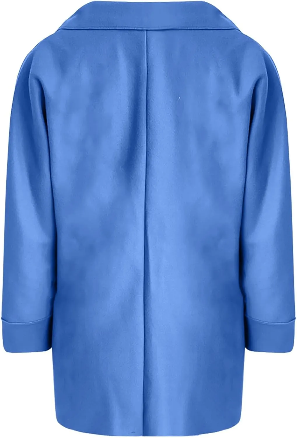 Open Front Cardigan for Women Fall Long Sleeve Lapel Lightweight Coat Trendy Casual Loose Jacket with Pockets