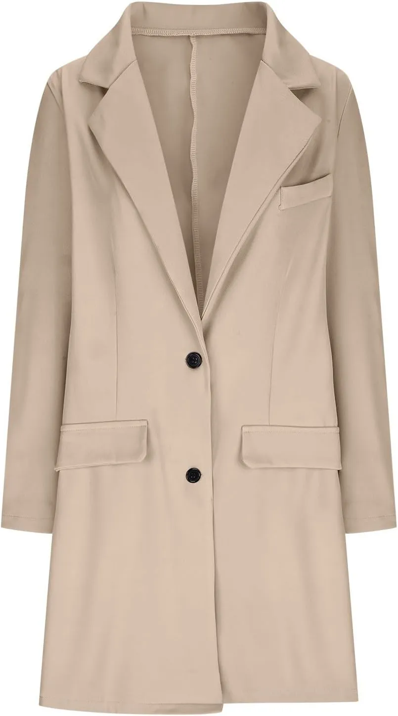 Oversized Blazers for Women Business Ladies Jackets Long Sleeve Dressy Funny Cardigan Fitted Herringbone Jackets