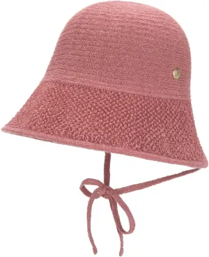 Paper Textured String Bonnet Hat Audrey