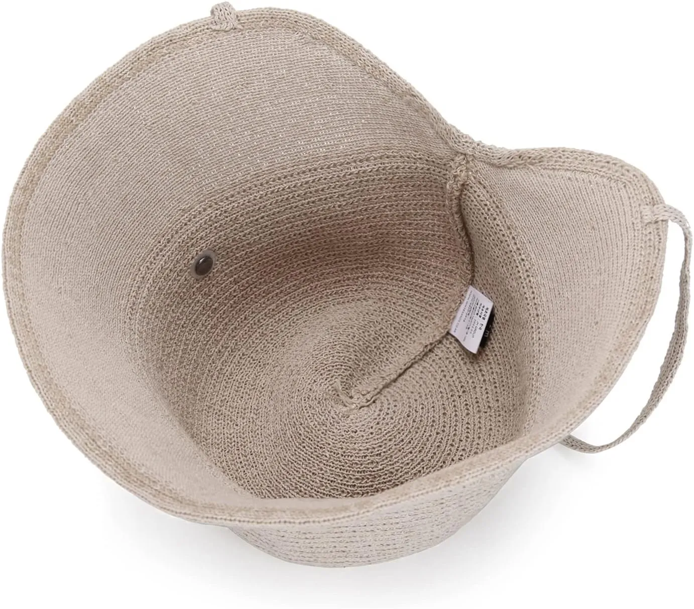 Paper Textured String Bonnet Hat Audrey