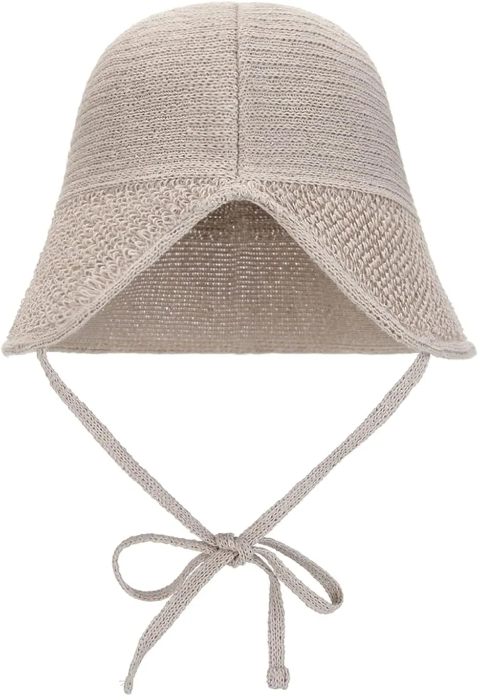Paper Textured String Bonnet Hat Audrey