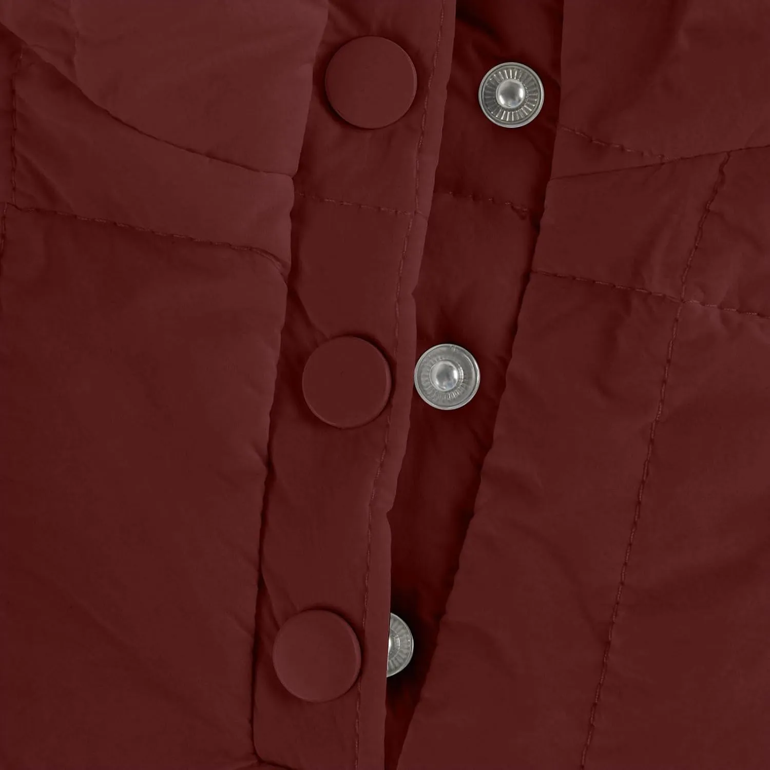Puffer Pullover Jacket Womens,2024 Button Hooded Quilted Jacket Lightweight Down Coat Packable Oversized Winter Coat