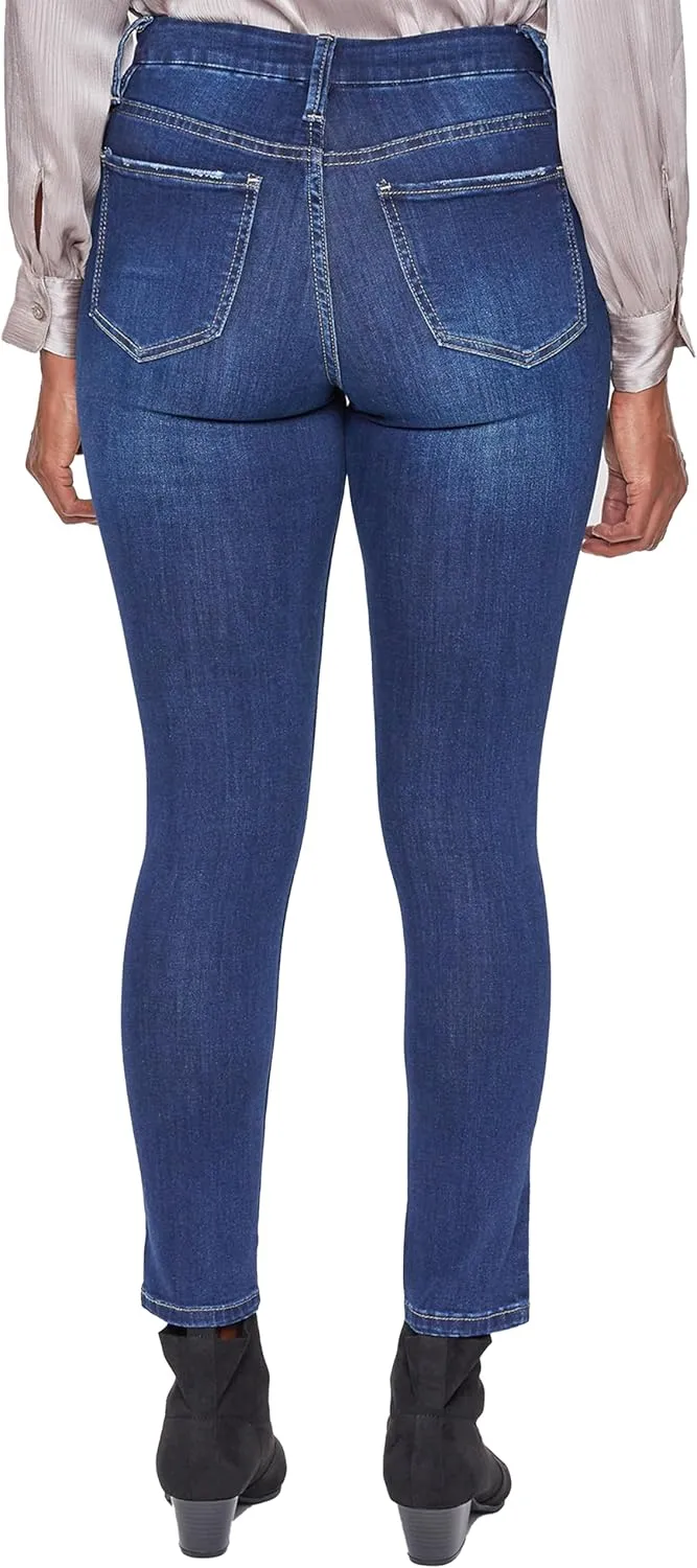 Royalty For Me Womens Women's Curvy Ultra High Rise Skinny Jeans